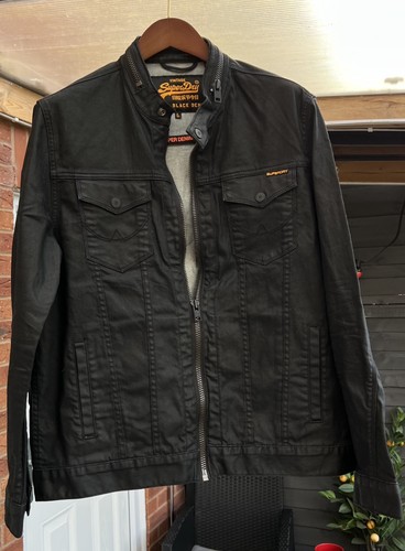 Superdry denim giacca wax - giacca,