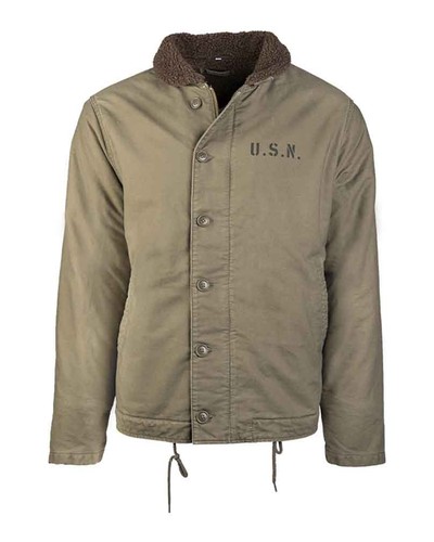 Navy deck jacket 1 oliva - navy,