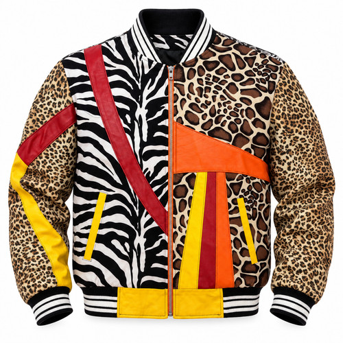 Bomber uomo multicolore