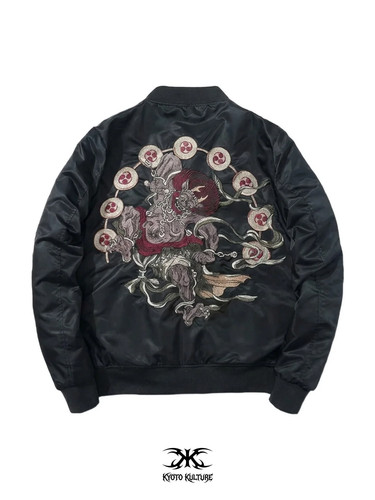 Raijin storm embroidered - raijin,