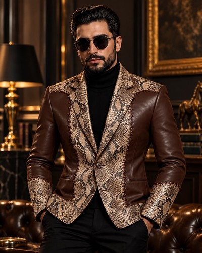 Blazer uomo pelle - da, di