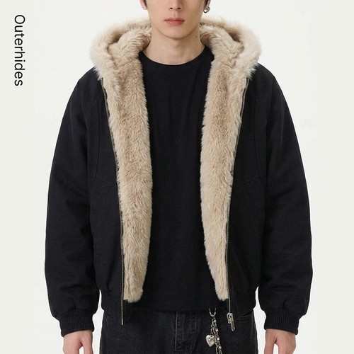 Giubbotto bomber uomo nero - , con