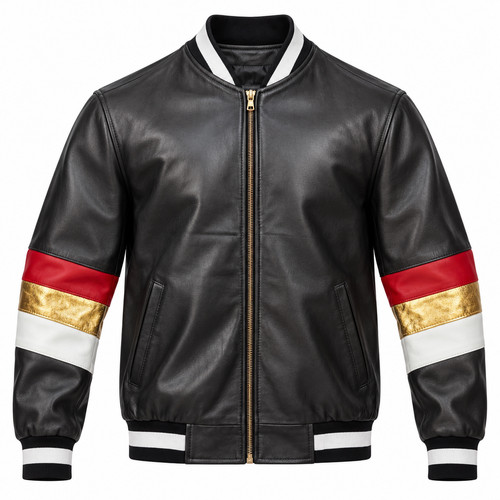 Giubbotto bomber uomo pelle