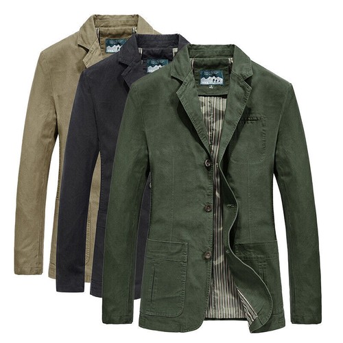 Blazer uomo casual manica