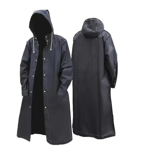 Impermeabile lungo uomo - , nero