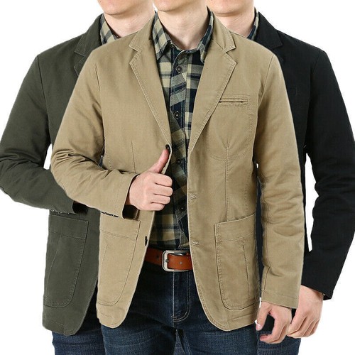 Blazer uomo casual - , manica